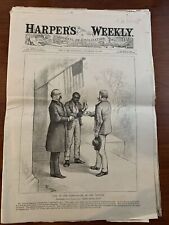Nov. 22, 1884 Harper's Weekly Journal/T. Nast cover/AB Frost print   [1-7 picture