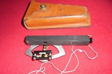 Vintage Surveyor's  Topographic Abney Level Clinometer with Case Sheath picture