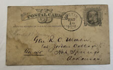 United States Postal Card Postcard Posted 05/16/1878 Antique Historical picture