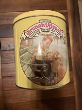 Vintage 1989 Franklin crunch and munch toffee popcorn tin 12 ounces EMPTY picture