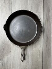 Vintage GRISWOLD #10 Cast Iron SKILLET Frying Pan #716A SMALL BLOCK LOGO picture