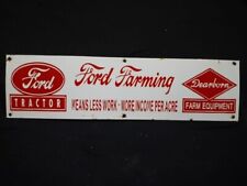 Porcelain Ford Tractor Enamel Metal Sign Size 36