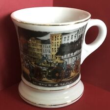 Vintage The Life of a Fireman  Mustache Mug Very Nice picture