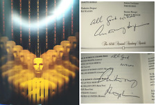 Anthony Hopkins ~ Signed Autographed 1996 The Oscars Awards Program x2 ~ JSA LOA picture