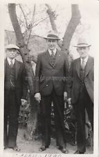 MEN FROM THEN Hats FOUND PHOTOGRAPH bw  Original Snapshot 01 16 BBB picture