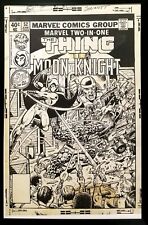 Marvel Two-In-One #52 by George Perez 11x17 FRAMED Original Art Poster Comics picture