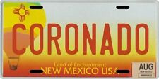 Coronado New Mexico Land of Enchantment Hot Air Balloon License plate picture