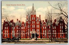 Detroit, Michigan MI - Harper Hospital - Vintage Postcard - Unposted picture