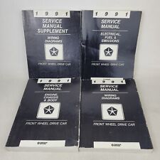 4 Chrysler 1991 Front Wheel Drive Car Service Manuals, Wiring Electrical Chassis picture