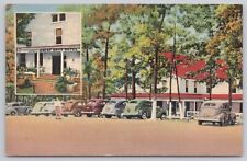 Great Onyx Cave Hotel Mammoth Cave Kentucky KY Vintage Linen Postcard picture