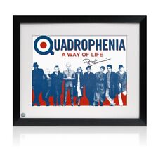 Phil Daniels Signed Quadrophenia Poster: A Way Of Life. Framed picture