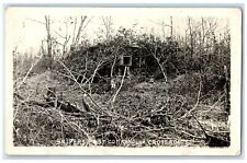 c1910's Snipers Post Commanding Cross Roads WWI RPPC Photo Antique Postcard picture