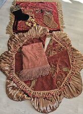 Christmas Tree Skirt, Stockings, Throw, Small Throw Chateau, Kenneburke 6 Pieces picture