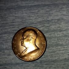 Vintage:  DWIGHT D. EISENHOWER Commemorative Inauguration Bronze Coin - 1953 picture