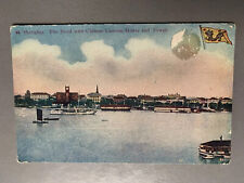 Vintage Shanghai China Chinese Custom House & Tower Postcard Unposted Vtg picture