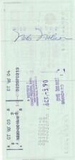 Nels Nelson- Signed Bank Check picture