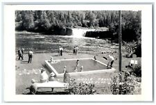 1955 Middle Falls Near Fort  RPPC Photo Antique Postcard picture