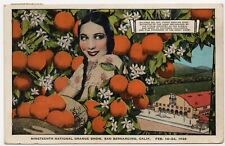 Nineteenth National Orange Show, San Bernardino, California 1929 Postcard picture
