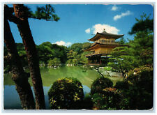 1980 Kinkakuji Temple Golden Pavilion Kyoto Japan USS Point Defiance Postcard picture