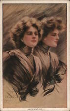 1913 Philip Boileau Anticipating... Antique Postcard 1c stamp Vintage Post Card picture