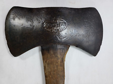 Zenith Marshall Wells Star Stamped Trademark Double Bit Axe - All Original picture