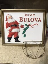 Bulova Watches Store Display Advertising Sign santa clause holiday picture