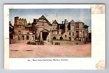 Manitou CO-Colorado, Mont Calme Sanitarium, Antique, Vintage c1908 Postcard picture