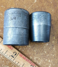 1920s (2) Vintage Snap On - FORD logo Speciality Impact Sockets - Unusual picture