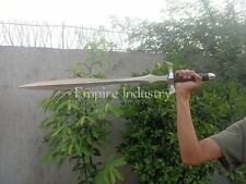 36 Inch Long Handmade D2 Steel Blade Double Edge Great Sword With Sheath picture