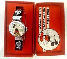 1933  MICKEY WRIST WATCH. WITH BOX AND INSERT picture