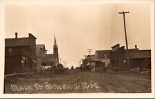 Real Photo Postcard Main Street in Almena, Wisconsin picture