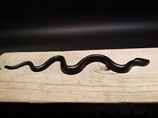 Antique Vintage Style Cast Iron Snake Good Luck Charm  picture