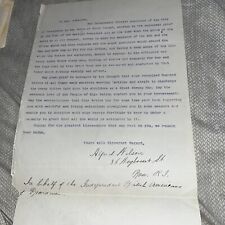 1901 British Americans Providence RI President McKinley Assassination Letter picture