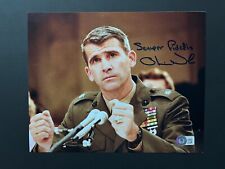 Oliver North Rare autographed signed USMC Iran Contra 8x10 photo Beckett BAS picture