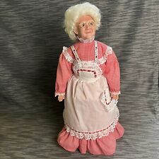 Vintage Mrs Claus Doll  Christmas 25'' picture