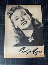 Vintage 1940s Evelyn Keyes Print Ad picture