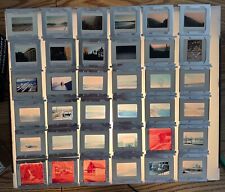 VTG 35mm Photo Slide Lot (70) 1964-65 Canada & Bahamas w/Airequipt Magazines picture