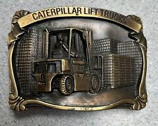 1988 Caterpillar CAT Tractor Caterpillar Lift Trucks Vintage Belt Buckle picture