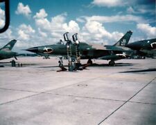 U.S.A.F. Republic F-105G Thunderchief Wild Weasel 8x10 Vietnam War Photo 388 picture