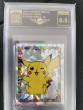 Merlin Pokemon Pikachu S6 Cracked Ice Foil AP 8.5 picture