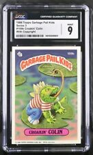 Garbage Pail Kids 3rd Series #109b Croakin' Colin CGC 9 MINT  WITH Copyright picture