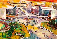 Disneyland Tomorrowland Entrance Concept Print Poster PeopleMover Reproduction picture