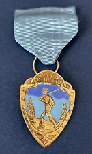 Very Rare Gold Norwegian Foot March Medal Marsjmerket~ Maker David Anderson OSLO picture