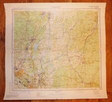 Authentic Soviet Topographic Map SCHENECTADY, New York USA 1:200 000 #C4 1976 picture