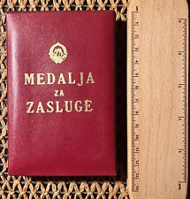 Yugoslav box for Medal of Merit SFRY Yugoslavia picture