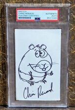 Chris Renaud Autograph PSA DNA Signed Hand Drawn Sketch  picture