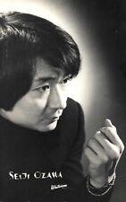 Seiji Ozawa Japanese-American Conductor Tanglewood July 1972 RPPC Postcard picture