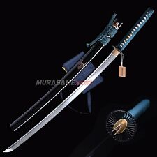 MURASAME Katana Sword Real Clay Tempered T10 Steel Nice Hamon Razor Sharp picture