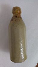 Antique Dr. Cronk Stoneware Beer Bottle Sarsparilla 12 Sided Panel 1850s picture