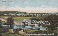 Farmington Main View From Powder House Hill Undivided Back Posted 1907 picture